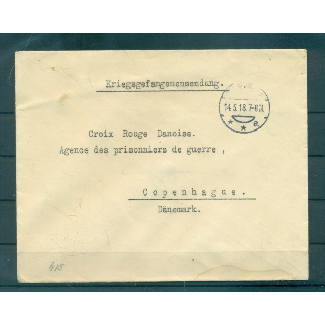 Germany 1918 - Correspondence prisoners of war - Sterkrade (Oberhausen)