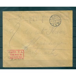 Allemagne 1915 - Correspondance prisonniers de guerre - Camp de Glatz