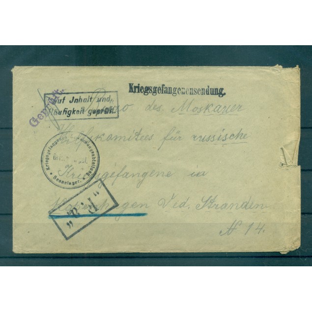 Germany  - Correspondence prisoners of war - Sennelager Camp