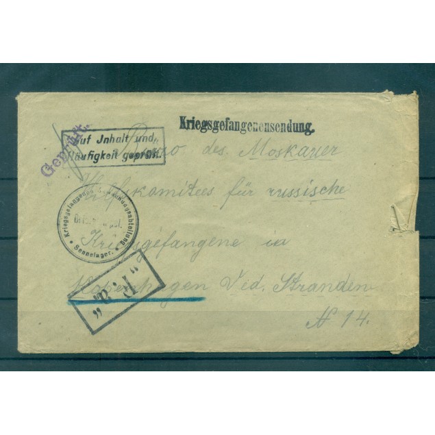 Germany  - Correspondence prisoners of war - Sennelager Camp