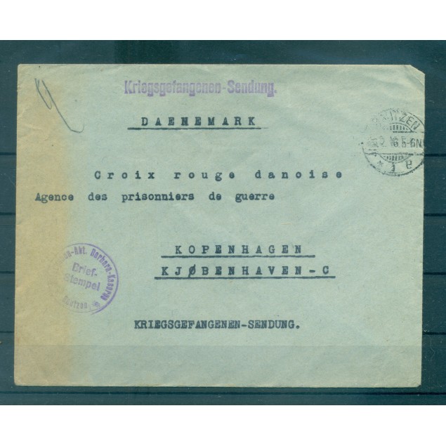 Allemagne 1916 - Correspondance prisonniers de guerre - Bautzen