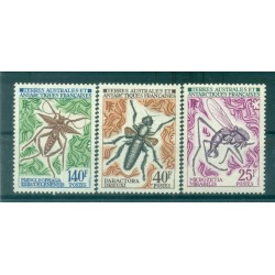 T.A.A.F. 1972 - Y & T n. 40/42 - Insectes (Michel n. 71/73)