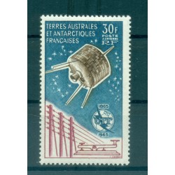 T.A.A.F. 1965 - Y & T n. 9 air mail - "ITU" Centenary (Michel n. 32)