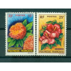 French Polynesia 1962 - Y & T n. 15/16 - Flora (Michel n. 20/21)