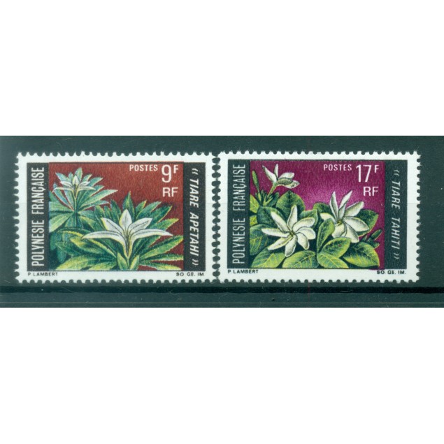 Polynésie Française 1969 - Y & T n. 64/65 - Flore (Michel n. 90/91)