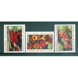 French Polynesia 1971 - Y & T n. 83/85 - Flora (Michel n. 133/35)