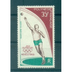 Polynésie Française 1968 - Y & T n. 26 poste aérienne - Jeux olympiques de Mexico (Michel n. 89)