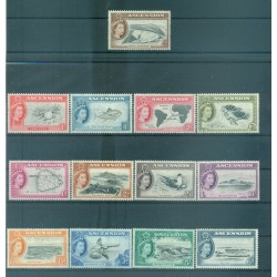 Ascension Island 1956 - Y. & T. n. 63/75 - Definitive (Michel n. 62/74)