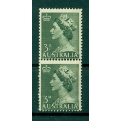 Australia 1953 - Y & T n. 197 - Definitive (Michel n. 236) Coil pair (1)