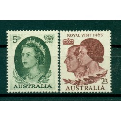 Australia 1963 - Y & T n. 284/85 - Visita dei reali (Michel n. 323/24)
