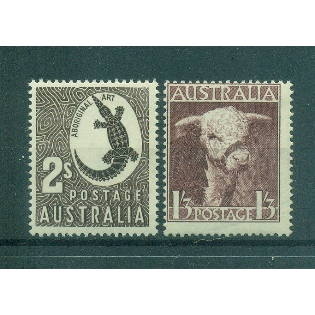 Australia 1948 - Y & T n. 159/60 - Serie ordinaria (Michel n. 184-86)