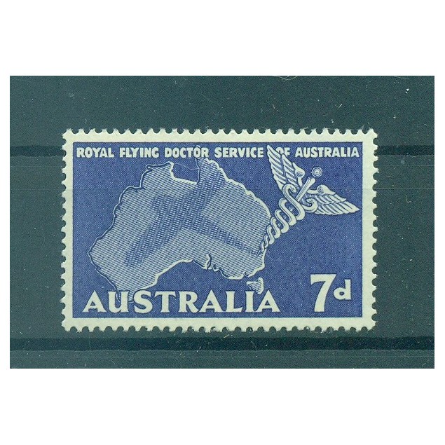 Australia 1957 - Y & T n. 9 posta aerea - Servizio del "Dottore volante (Michel n. 278)