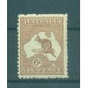 Australia 1923-25 - Y & T n. 42 - Serie ordinaria  (Michel n. 45 X III) (i)