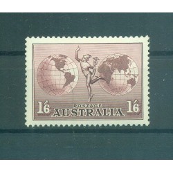 Australie 1937 - Y & T n. 6 poste aérienne - Série courante (Michel n. 126 x Y)