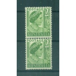 Australie 1950-52 - Y & T n. 172 - Série courante (Michel n. 205) - Coil paire (1)