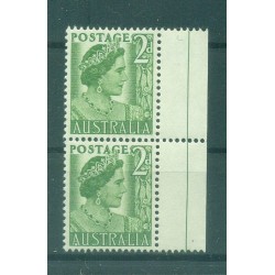 Australia 1950-52 - Y & T n. 172 - Definitive (Michel n. 205) Coil pair (3)