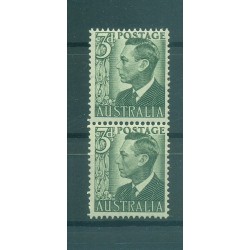 Australie 1950-52 - Y & T n. 173C - Série courante (Michel n. 203) - Coil paire (1)