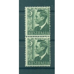 Australie 1950-52 - Y & T n. 173C - Série courante (Michel n. 203) - Coil paire (2)