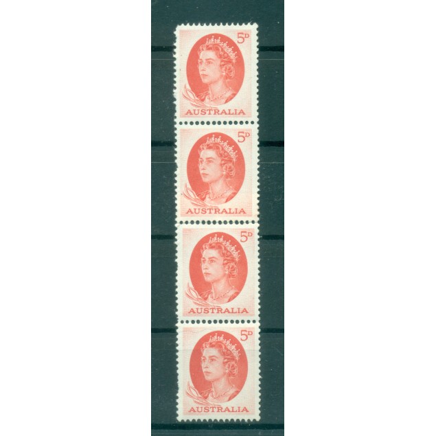 Australia 1963-65 - Y & T n. 290A - Serie ordinaria (Michel n. 330 A x) - Coil strip