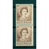 Australie 1959-62 - Y & T n. 249A - Série courante (Michel n. 316 x) - Paire coil (ii)