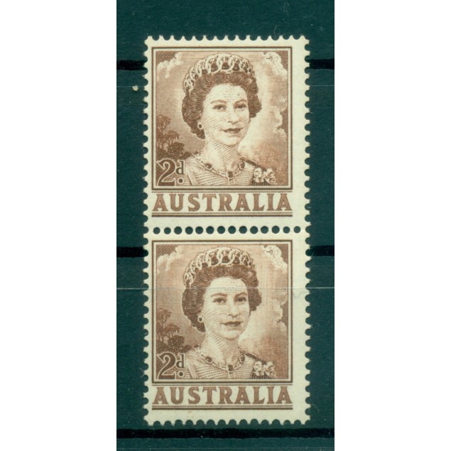 Australia 1959-62 - Y & T n. 249A - Definitive (Michel n. 316 x) - Coil pair (ii)