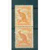 Australie 1948-49 - Y & T n. 163A - Série courante (Michel n. 194) - Paire coil (ii)