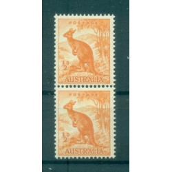 Australia 1948-49 - Y & T n. 163A - Serie ordinaria (Michel n. 194) - Coil pair (vi)