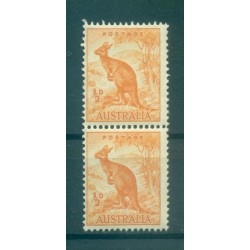 Australia 1948-49 - Y & T n. 163A - Serie ordinaria (Michel n. 194) - Coil pair (viii)
