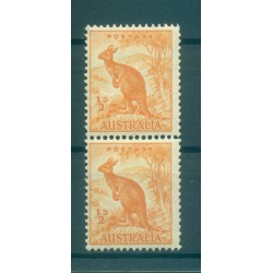 Australia 1948-49 - Y & T n. 163A - Definitive (Michel n. 194) - Coil pair (ix)