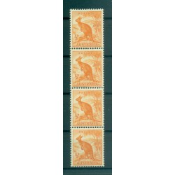 Australia 1948-49 - Y & T n. 163A - Serie ordinaria (Michel n. 194) - Coil strip (x)