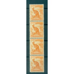 Australie 1948-49 - Y & T n. 163A - Série courante (Michel n. 194) - Bande coil (xiii)