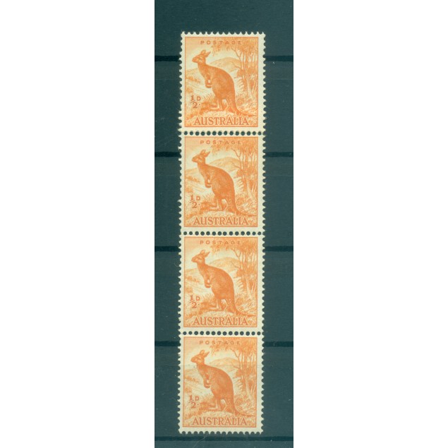 Australia 1948-49 - Y & T n. 163A - Definitive (Michel n. 194) - Coil strip (xv)