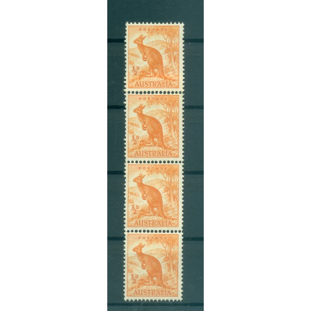 Australia 1963 - Y & T n. 163A - Serie ordinaria (Michel n. 194) - Coil strip (xv)