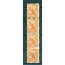 Australie 1948-49 - Y & T n. 163A - Série courante (Michel n. 194) - Bande coil (xvii)