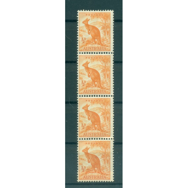 Australia 1948-49 - Y & T n. 163A - Definitive (Michel n. 194) - Coil strip (xvii)