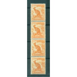 Australie 1948-49 - Y & T n. 163A - Série courante (Michel n. 194) - Bande coil (xx)