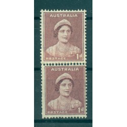 Australia 1938-42 - Y & T n. 127 (A) - Serie ordinaria (Michel n. 139 C) - Coil pair