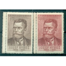 Cecoslovacchia 1951 - Y & T n. 591/92 - J. Hybeš (Michel n. 682/83)