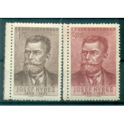 Tchécoslovaquie 1951 - Y & T n. 591/92 - J. Hybeš (Michel n. 682/83)