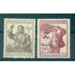 Tchécoslovaquie 1954 - Y & T  n. 750/51 - Congrès du Parti communiste (Michel n. 846/47)