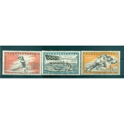 Tchécoslovaquie 1960 - Y & T n. 1089/91 - Jeux olympiques de Rome  (Michel n. 1206/08)