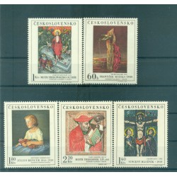 Czechoslovakia 1969 - Y & T n. 1756/60 - Paintings (Michel n. 1910/14)