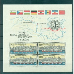 Cecoslovacchia 1982 - Mi. Bl. 52 - Navigazione fluviale