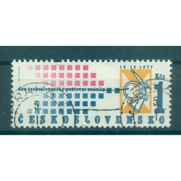 Cecoslovacchia 1977 - Y & T n. 2253 - Giornata del Francobollo (Michel n. 2420)