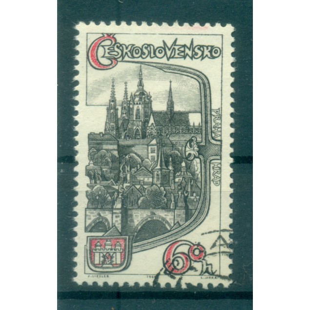 Czechoslovakia 1964 - Y & T n. 1360 - Prague castle (Michel n. 1486)