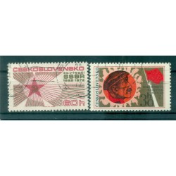 Tchécoslovaquie 1972 - Y & T n. 1953/54 - Révolution d'Octobre (Michel n. 2103/04)