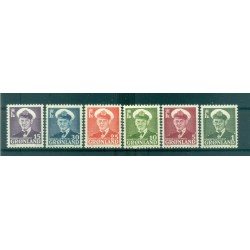 Groenlandia 1959-59 - Y & T n. 19/23A - Serie ordinaria  (Michel n. 28/33)