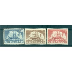 Groenland   1950-59 - Y & T n. 24/26 - Série courante  (Michel n. 34/36)