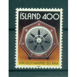 Iceland 1980 - Y & T  n. 515 - National broadcasting (Michel n. 562)