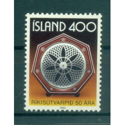 Islanda 1980 - Y & T  n. 515 - Radiodiffusione nazionale (Michel n. 562)